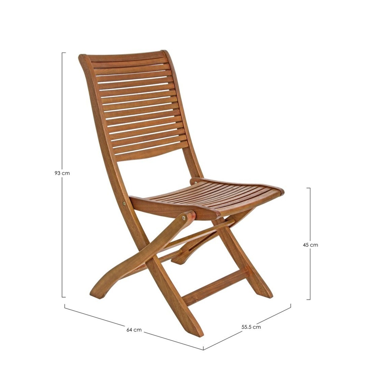 BIZZOTTO krzesło ogrodowe składane NOEMI naturalne