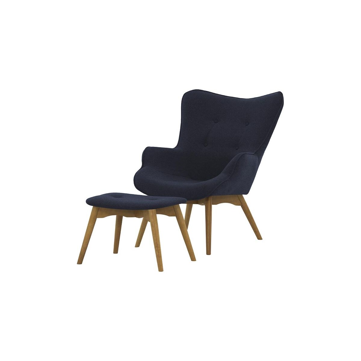 Fotel uszak z podnóżkiem Ducon-Ontario 81