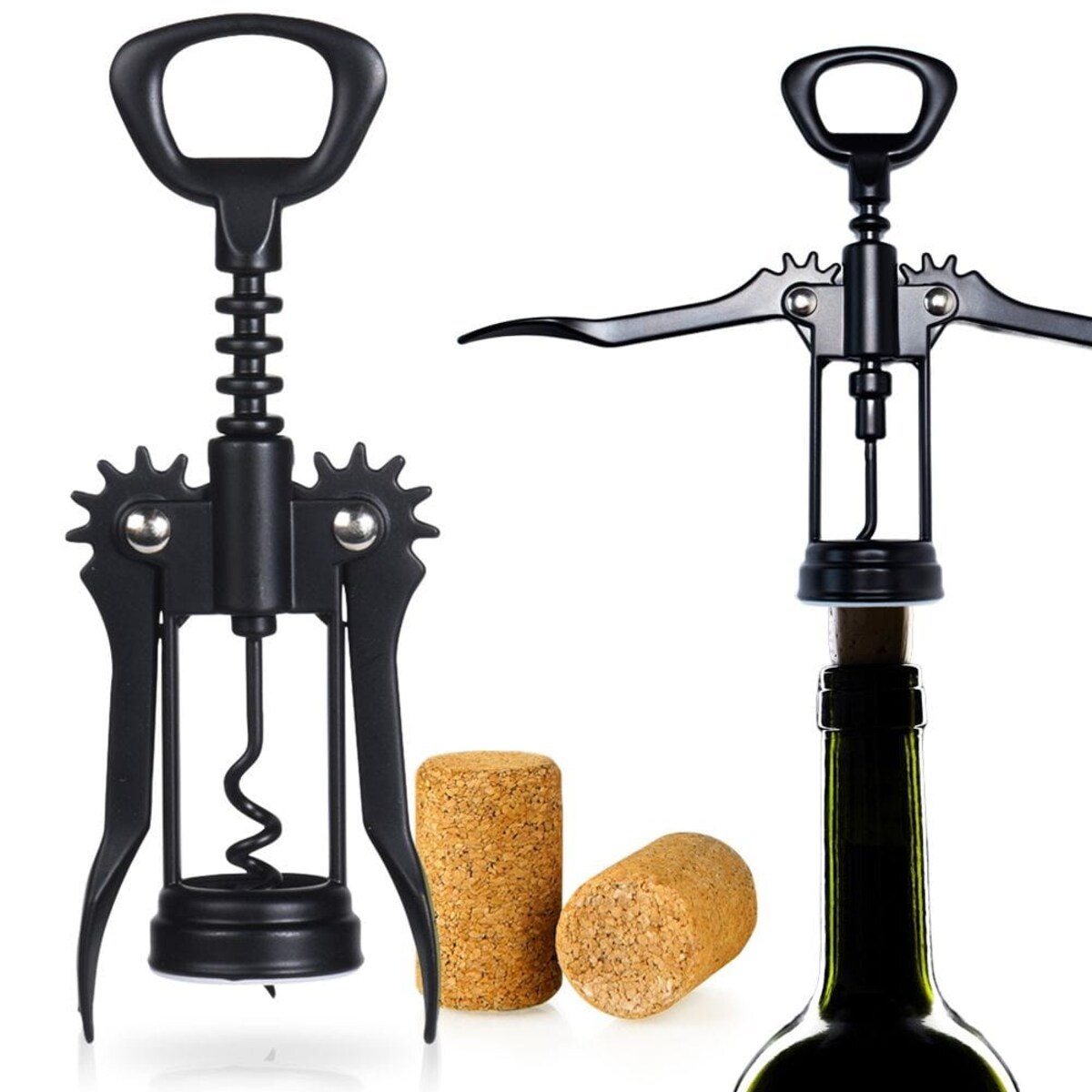 Korkociąg do Wina Otwieracz do Butelek Piwa metalowy Otwierak Uniwersalny