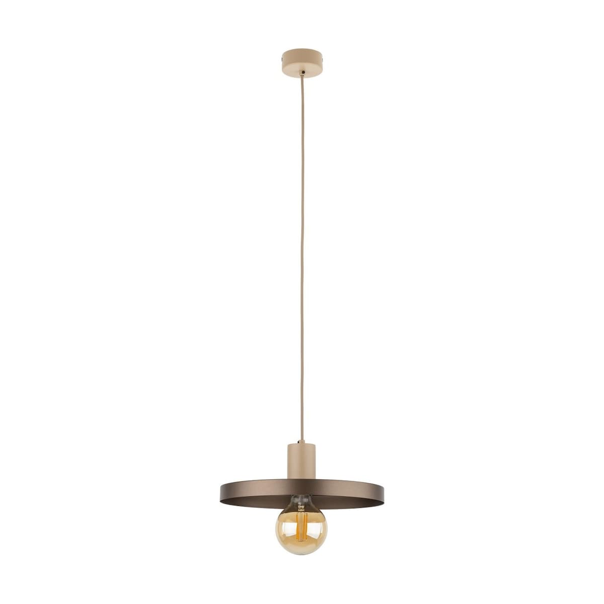 Lampa Wisząca SILA Sabia Brown 30 cm 10757 TK Lighting