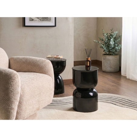 Stolik pomocniczy LETTA Metal Czarny