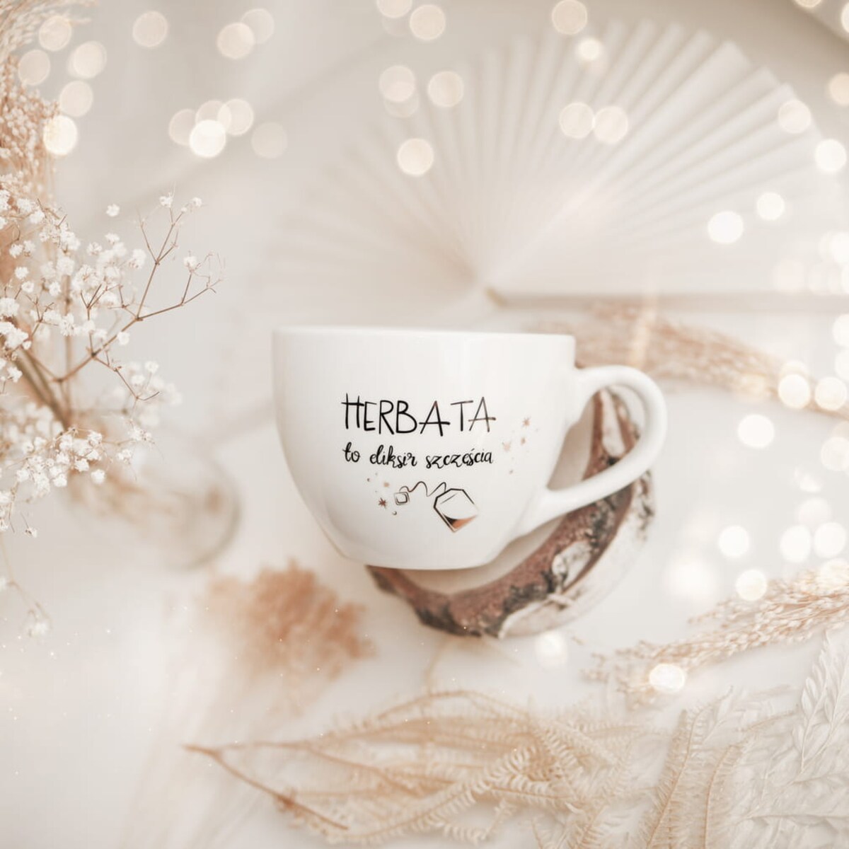 Kubek 500 ml - Herbata to eliksir szczęścia