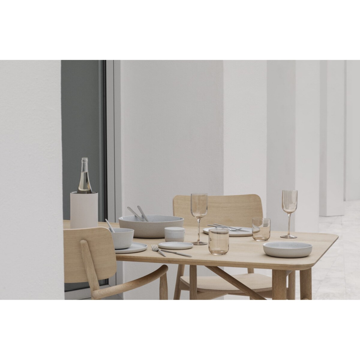 Cooler na butelki EASY, moonbeam