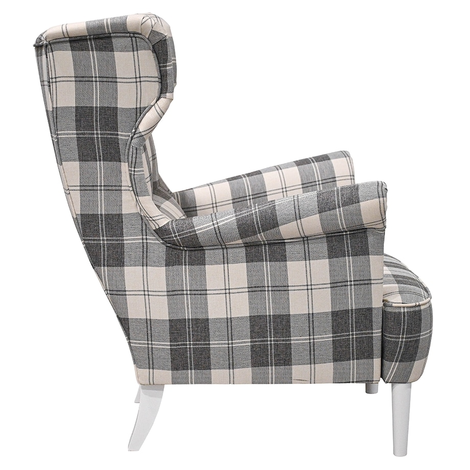 Fotel klasyczny Paul - krata - 82cm x 101cm x 93cm