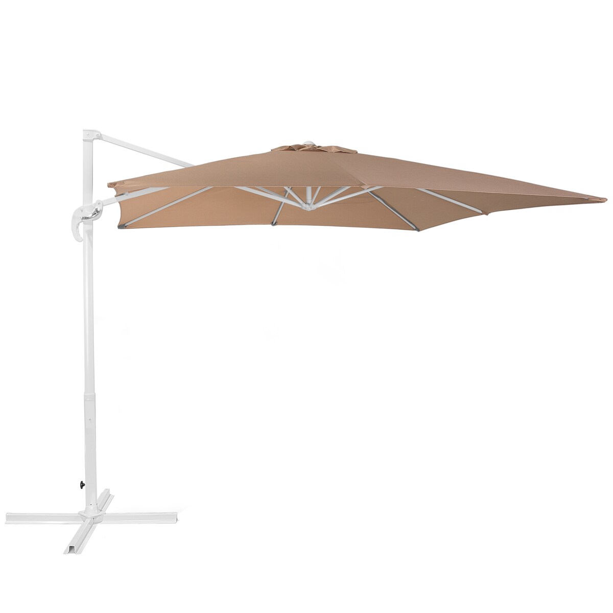 Parasol ogrodowy na wysięgniku 250 cm MONZA Piaskowy