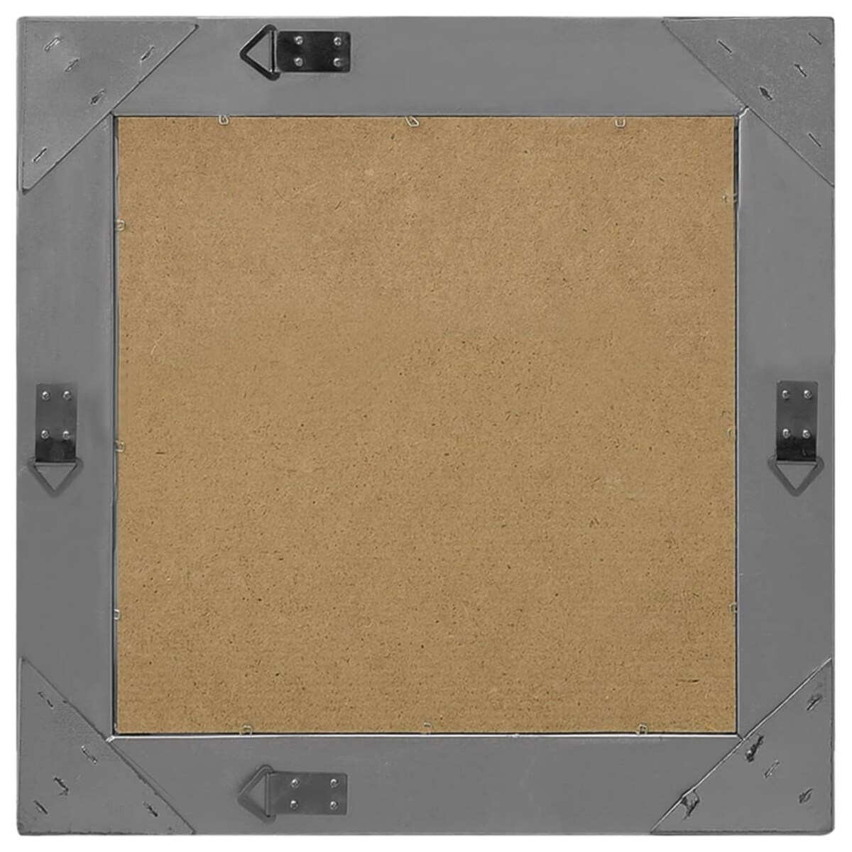 vidaXL Lustro ścienne w stylu barokowym, 50x50 cm, czarne