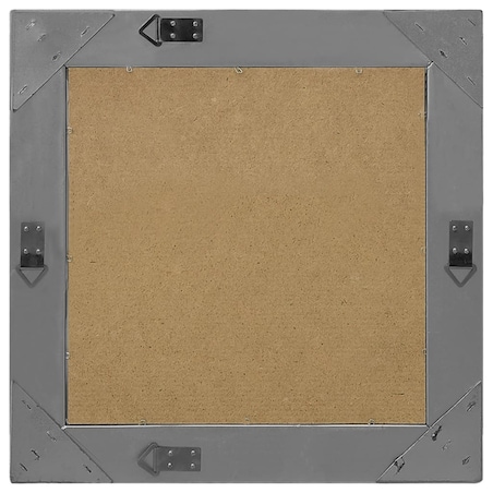 vidaXL Lustro ścienne w stylu barokowym, 50x50 cm, czarne