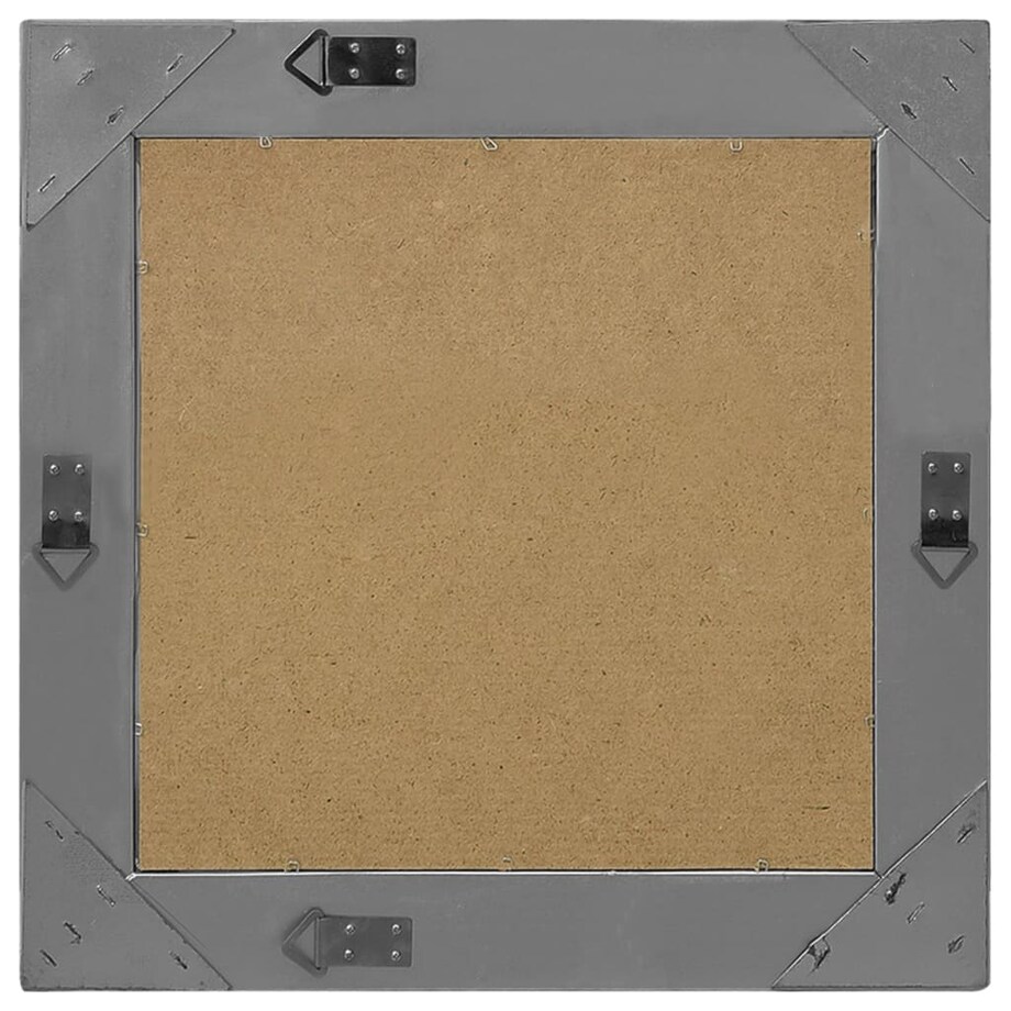 vidaXL Lustro ścienne w stylu barokowym, 50x50 cm, czarne