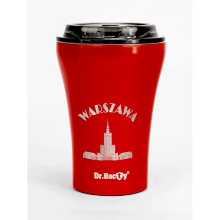 Kubek termiczny Dr.Bacty Apollo Warszawski - czerwony