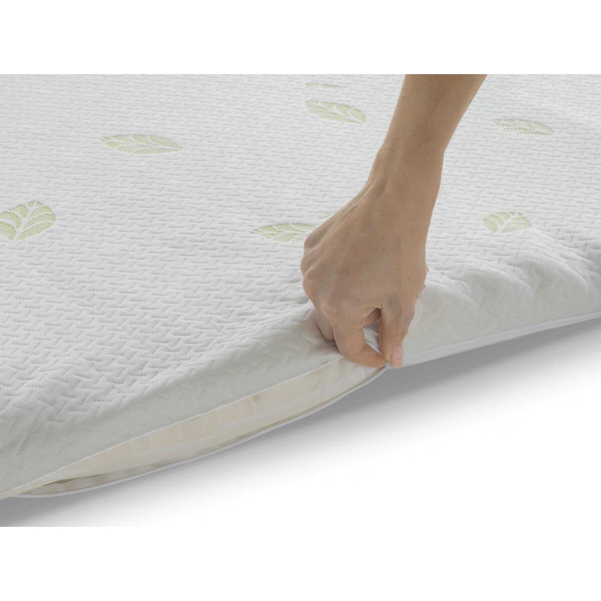 Materac nawierzchniowy 70x190 memory 7 stref Tencel 4 cm Dormeo Renew Natura