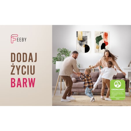 Obraz do salonu biura sypialni hotelu, Abstrakcja geometryczna fale w bieli beżu i złocie 20x30 cm