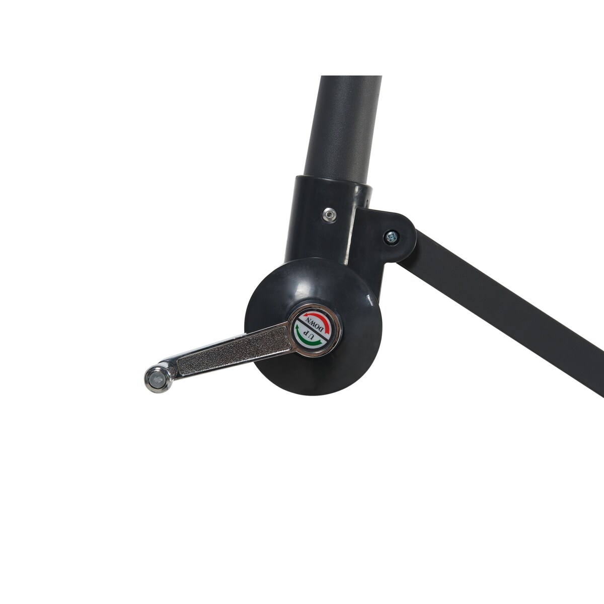 Parasol ogrodowy ⌀ 268 cm jasnoszary CALABRIA II