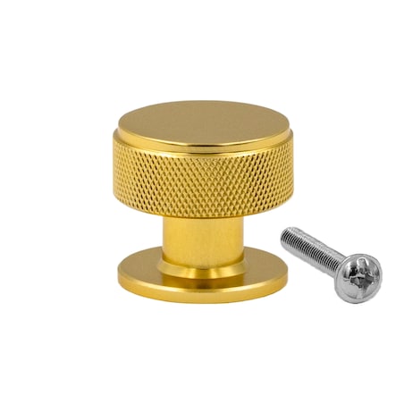 Gałka meblowa uchwyt do mebli złota okrągła 30 mm