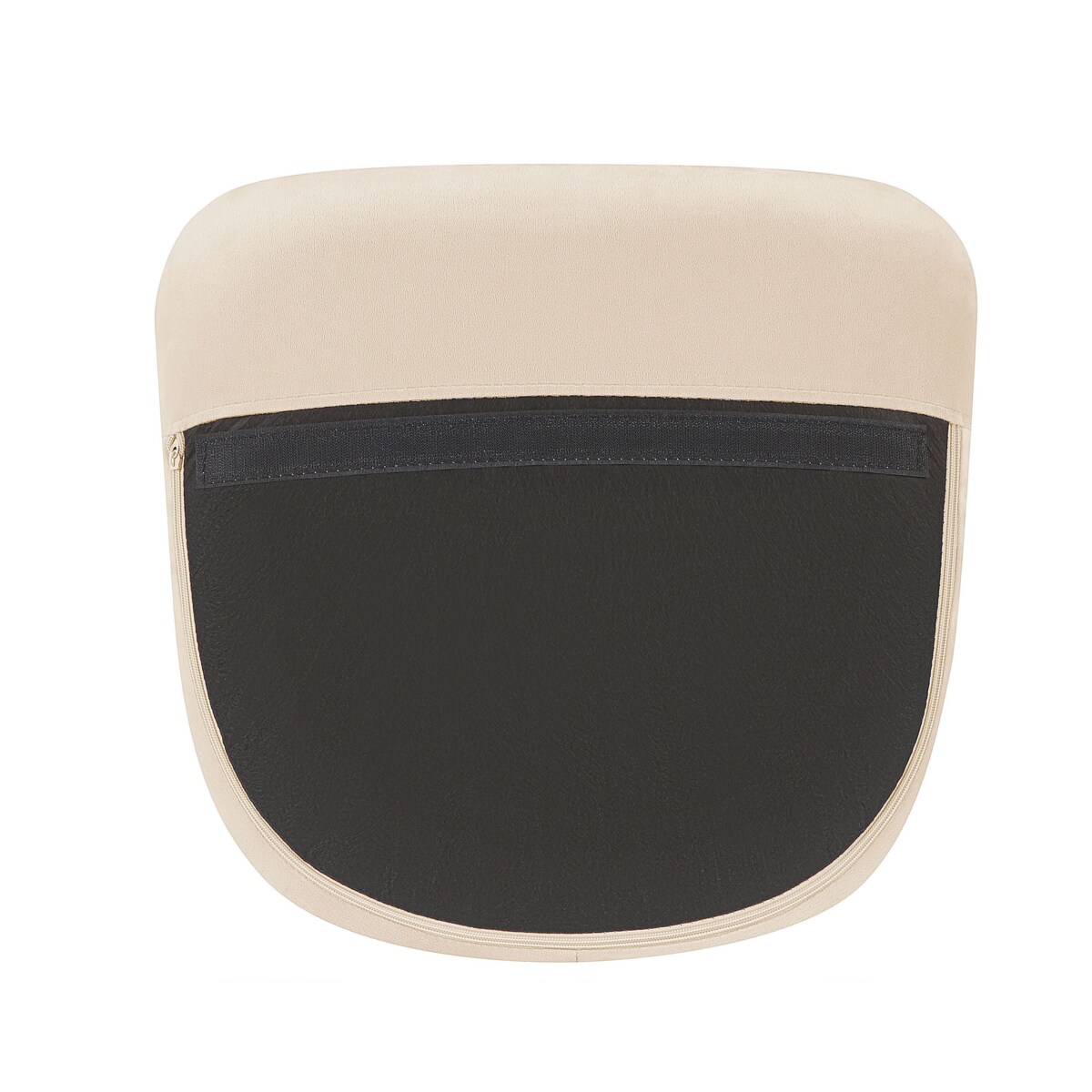 Fotel bujany welurowy beżowy ELLAN