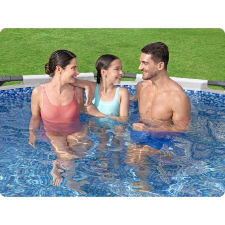Basen ogrodowy stelażowy 396x122cm Bestway zestaw