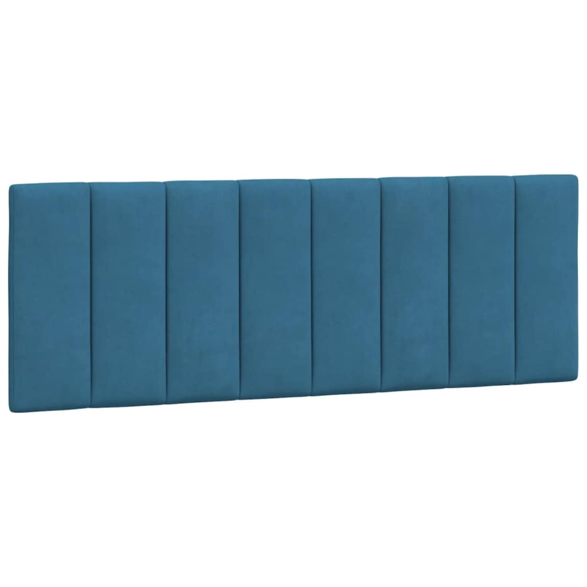 vidaXL Poduszka na wezgłowie, Hanko, niebieska, 140 cm, aksamitna