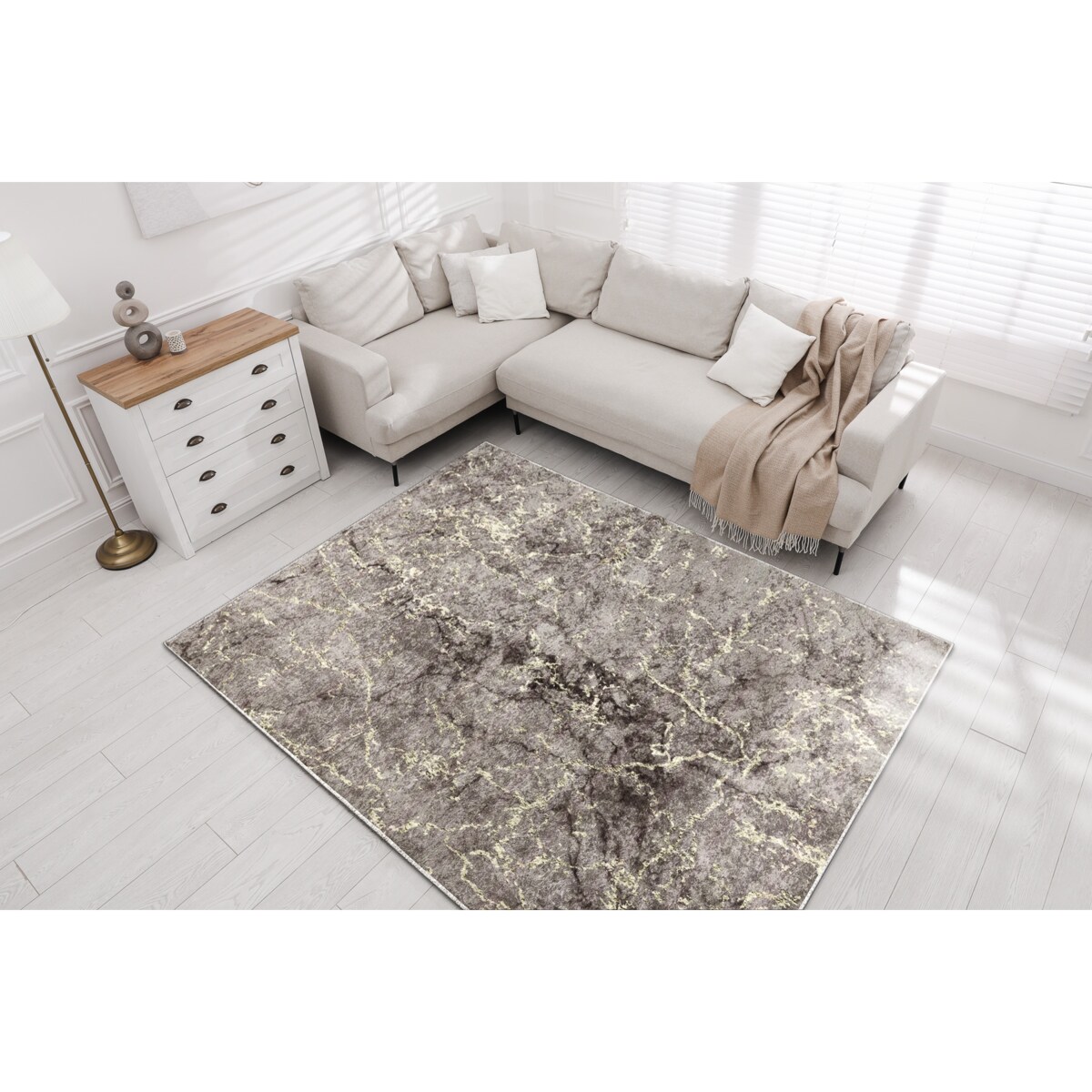 Dywan do prania MIRO 52003.801 Marmur 160x220 cm