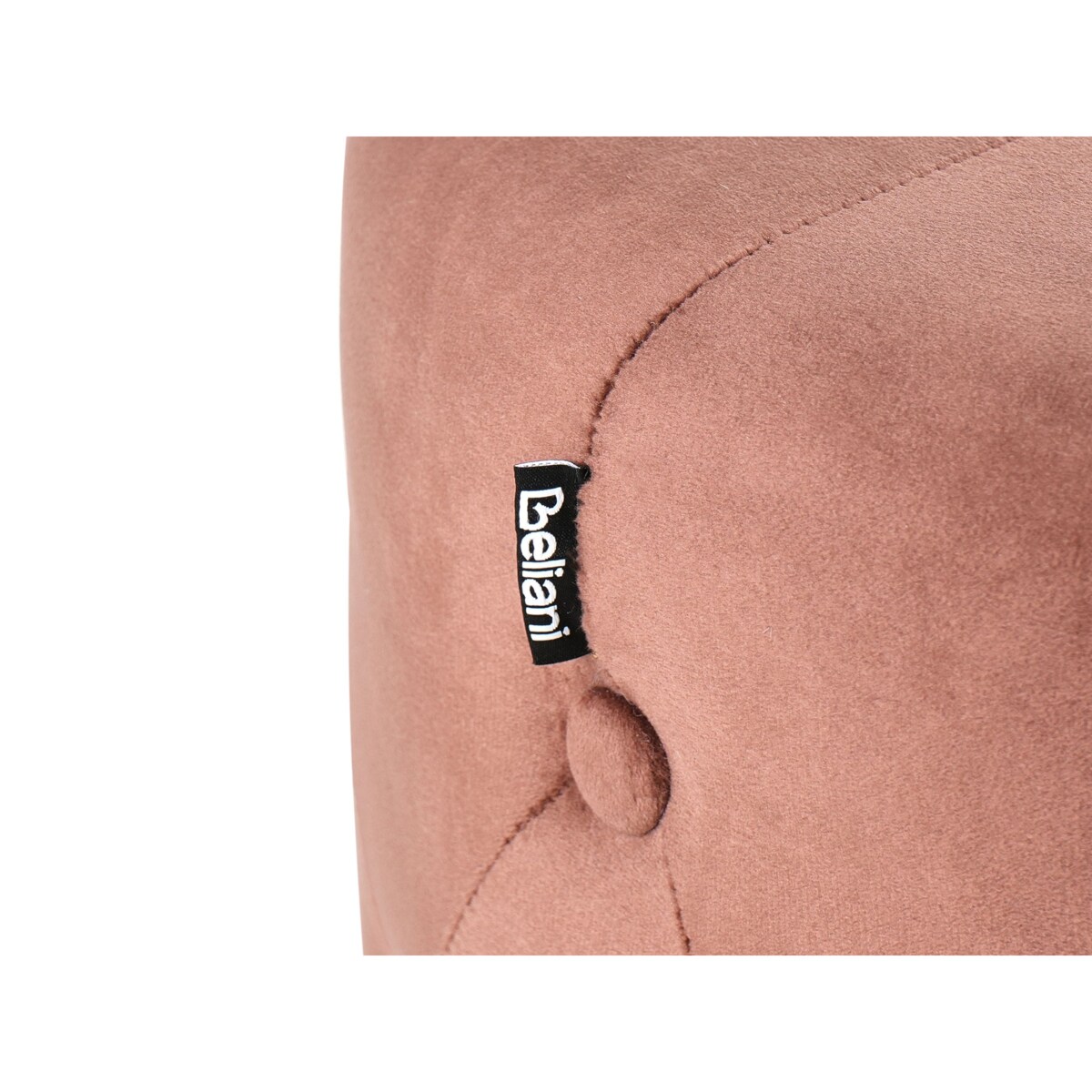 Puf CARROLLTON Welur Brązowy 40 cm 40 cm 41 cm