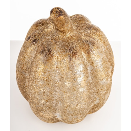 Dekoracja - dynia 21,5x16x16 cm GOGRA-2 złota