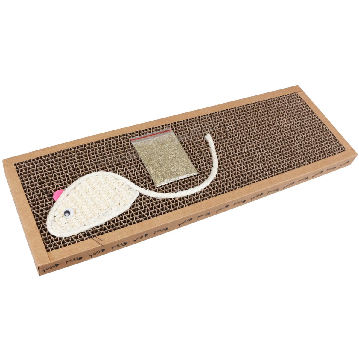 Drapak Kartonowy Dla Kota Tekturowy + Kocimiętka 38x12 cm