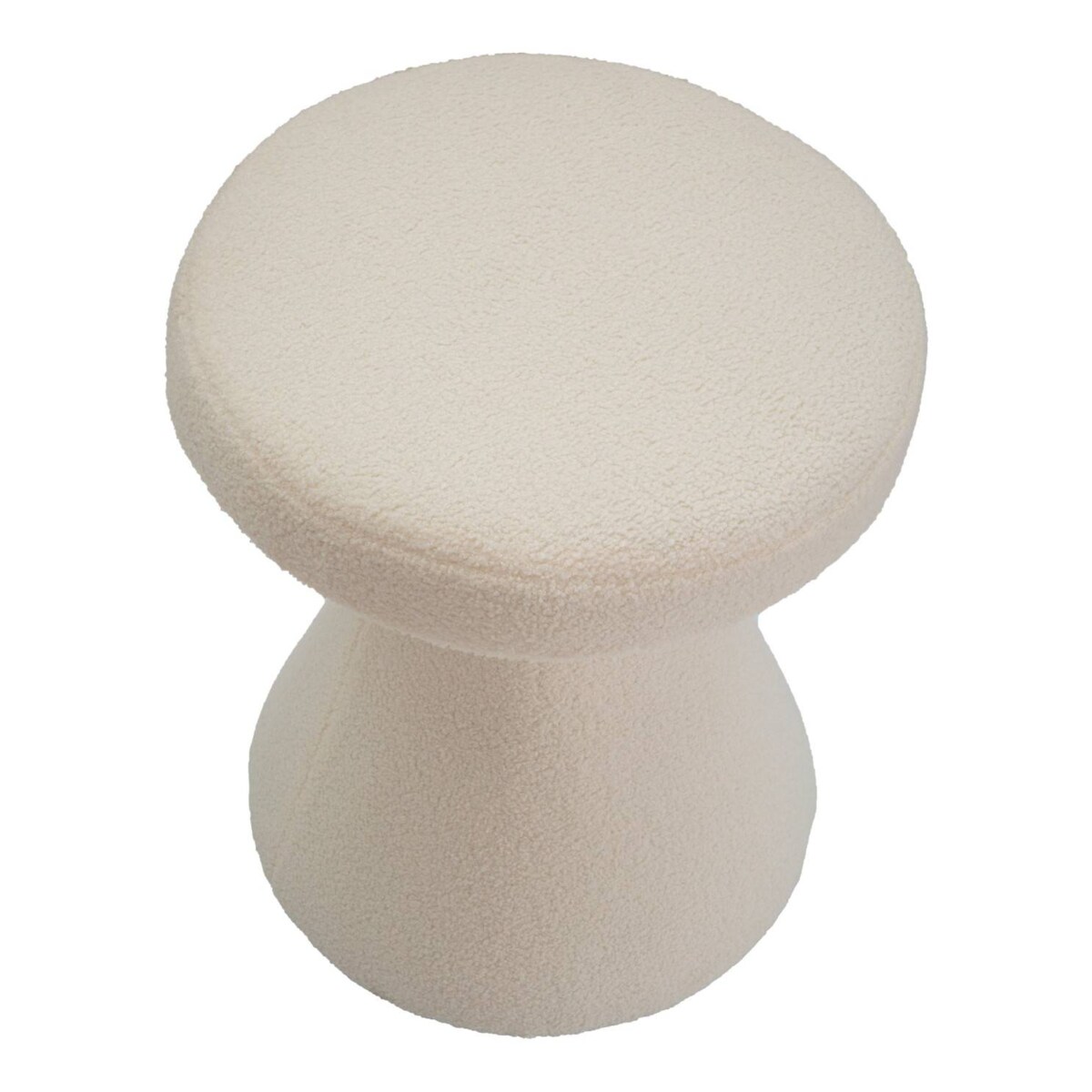 Stołek z pluszu, wys. 51 cm