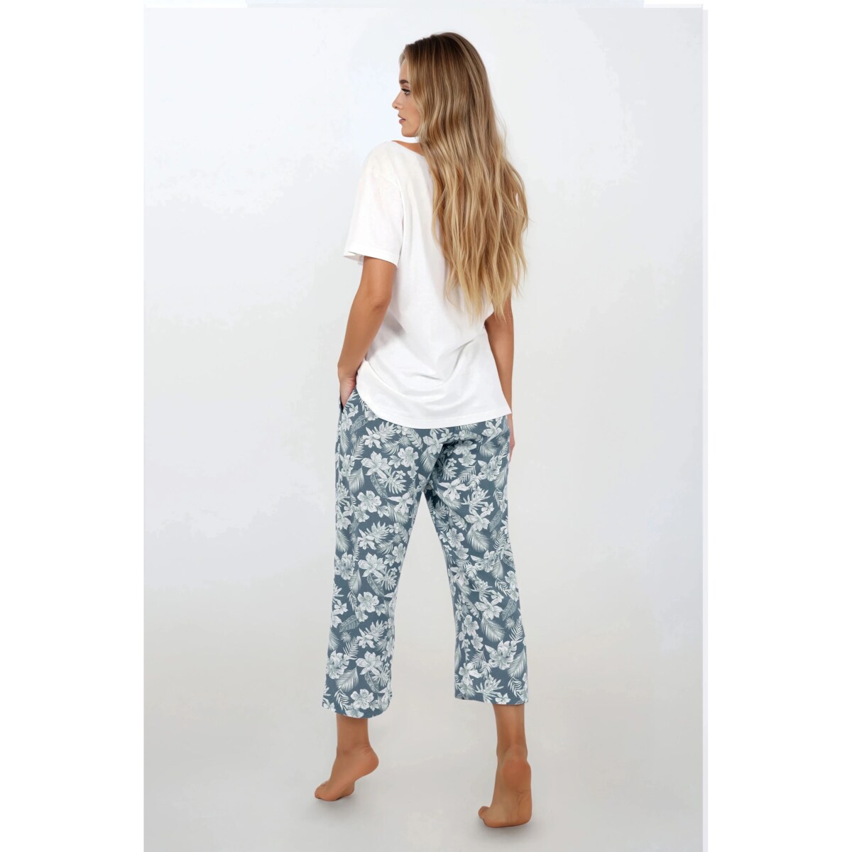 Piżama Casual Beauty Green, XXL