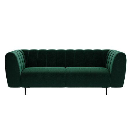 Shel 3-osobowa sofa - ciemnozielona