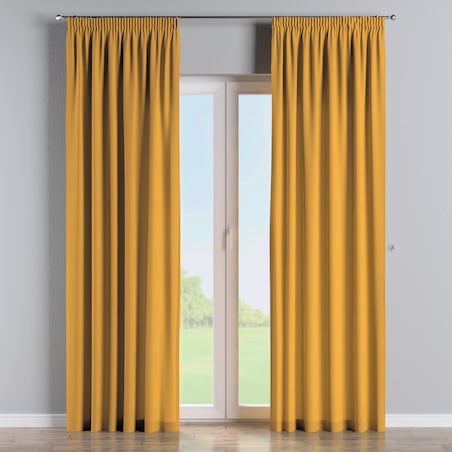 Zasłona na taśmie marszczącej 1 szt. 130x245 miodowy