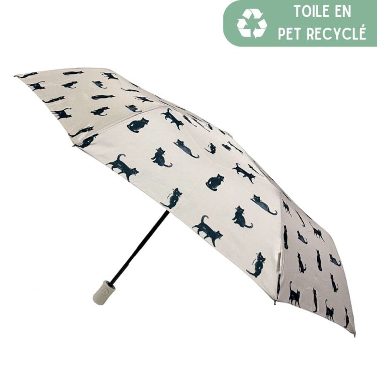 Składany parasol automat CHAT NOIR