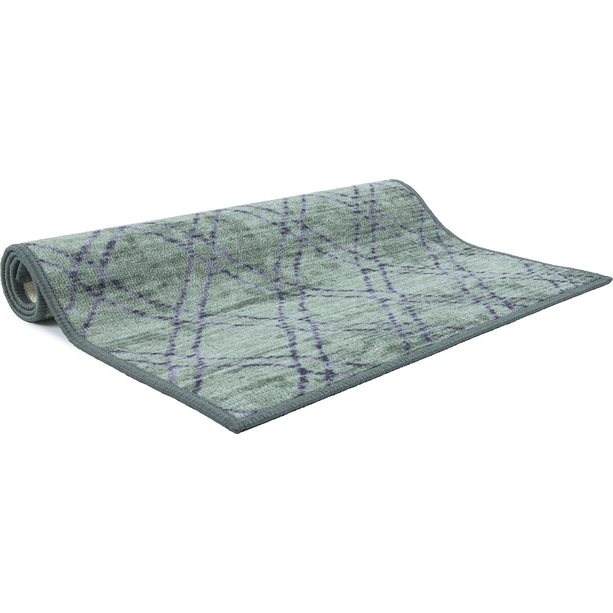 Chodnik Antypoślizgowy Vita 80x300 cm Romby Zielony