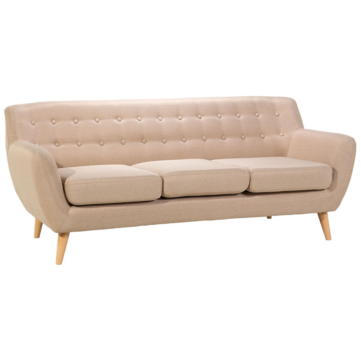 Sofa 3-osobowa beżowa MOTALA