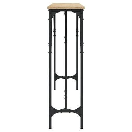 vidaXL Stolik konsolowy, dąb sonoma, 180x23x75 cm