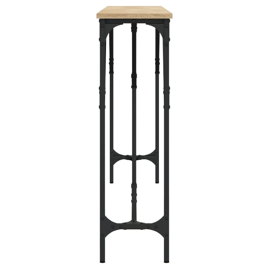 vidaXL Stolik konsolowy, dąb sonoma, 180x23x75 cm