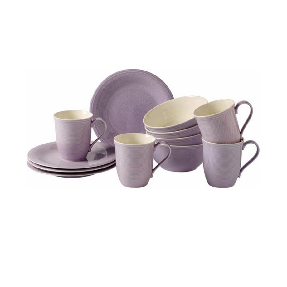 Zestaw śniadaniowy Color Loop Blueblossom, 12 el, Villeroy & Boch