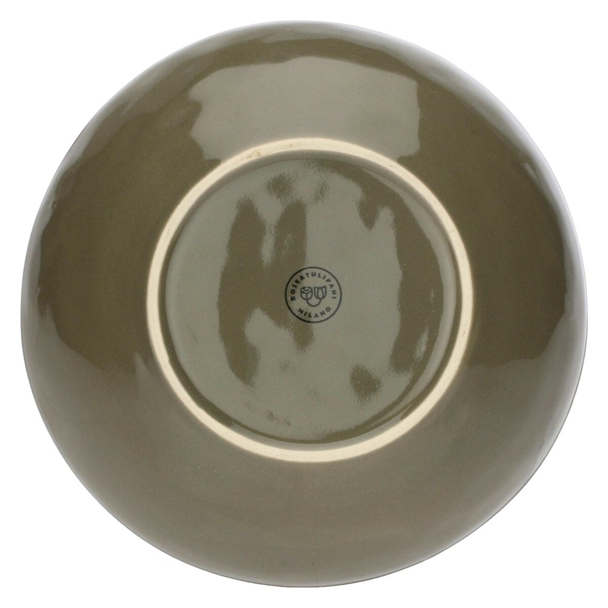 Zestaw 4 talerzy do zupy Concerto Grigio Tortora - Szaro-brązowy, 21 cm