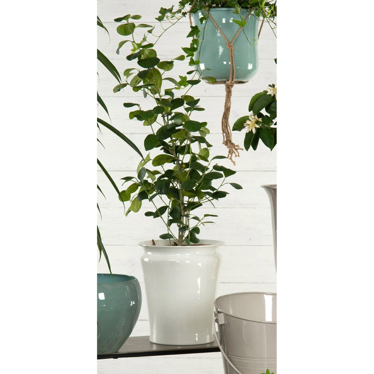 DONICZKA OSŁONKA WYSOKA BIAŁA NA BALKON TARAS METALOWA LOFT DO DOMU 3 szt.