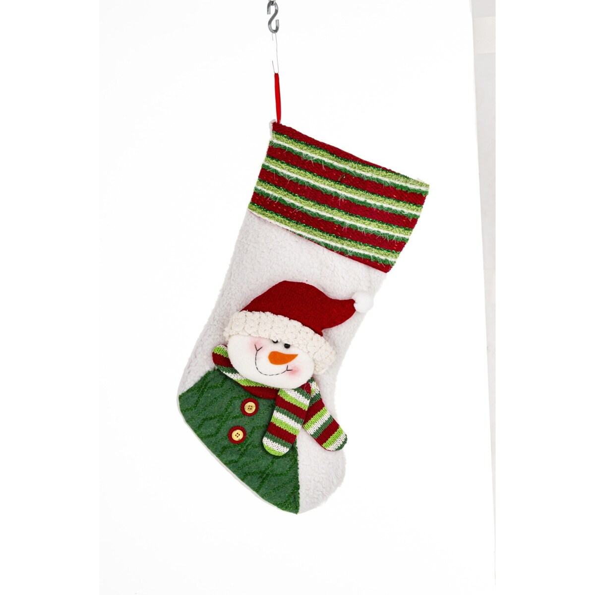 Skarpeta na prezenty 46x26x4 cm NEGULO w czerwonej czapce