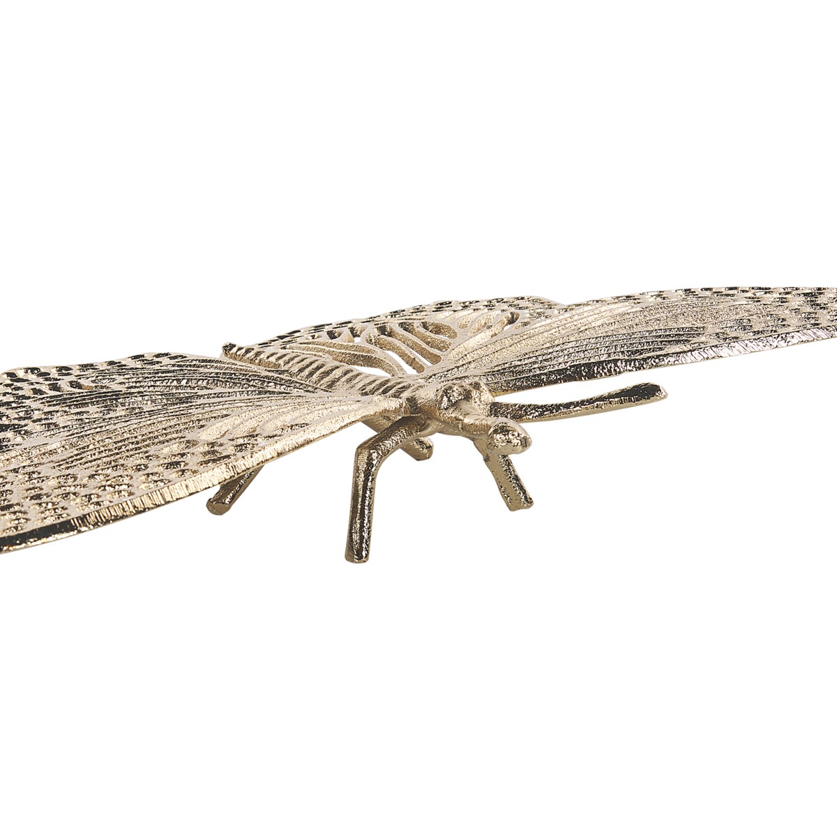 Figurka dekoracyjna Motyl MADIUN Metal Złoty