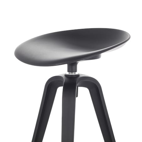 Hoker Preto 58x58x85cm, 58 x 68 x 85 cm