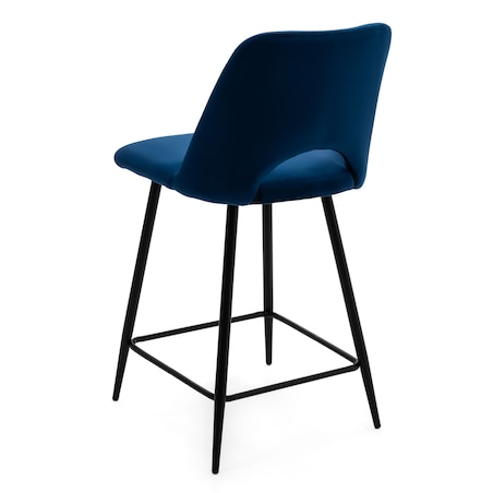 HOKER TAPICEROWANY WELUROWY DO SALONU JADALNI BAROWY NOWOCZESNY ORO GRANATOWY