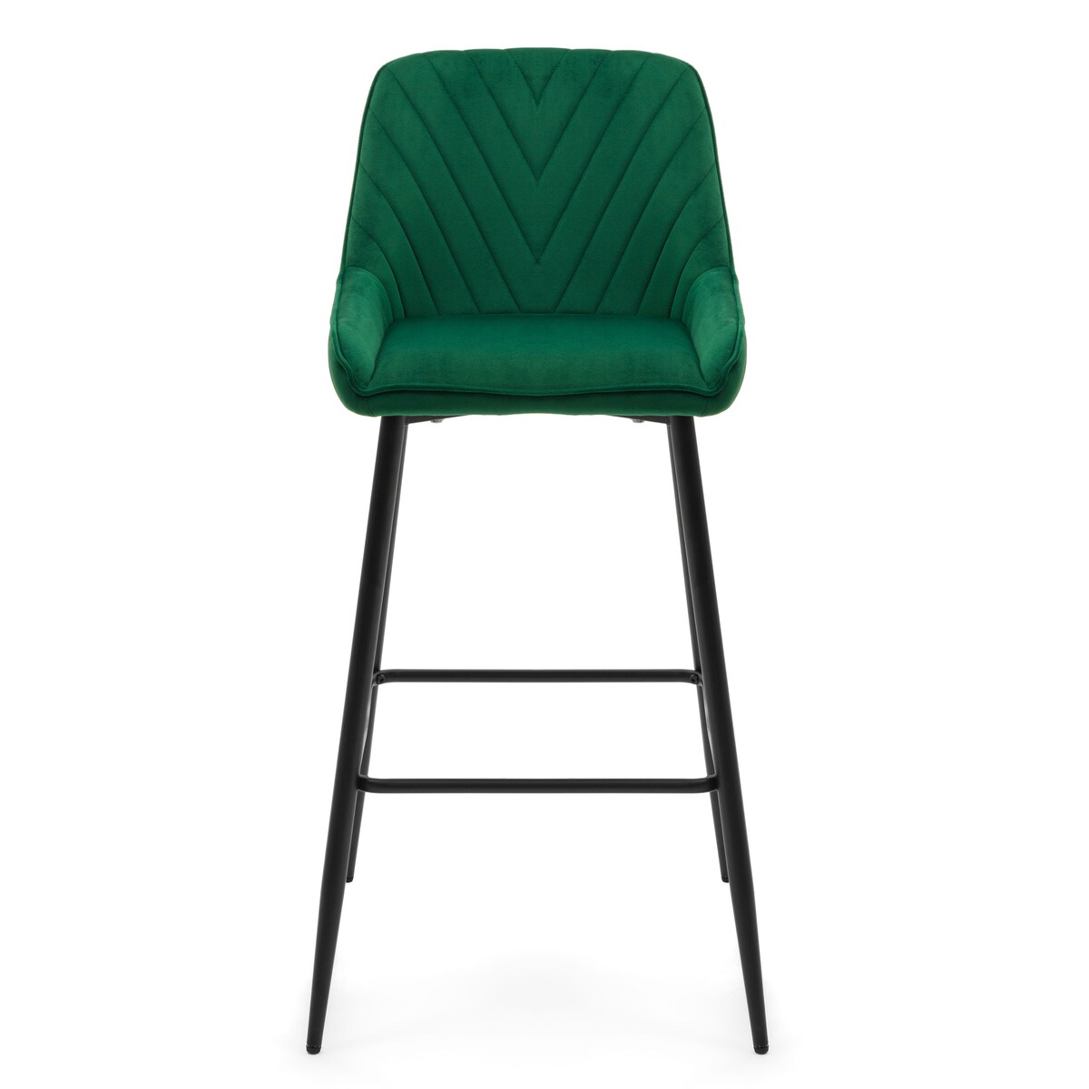 Hoker tapicerowany welurowy do salonu jadalni barowy glamour VASTO