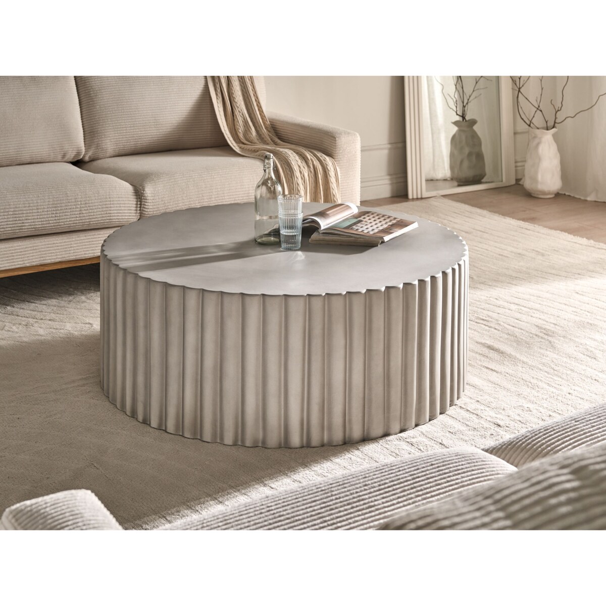 Stolik kawowy POZZA Szary