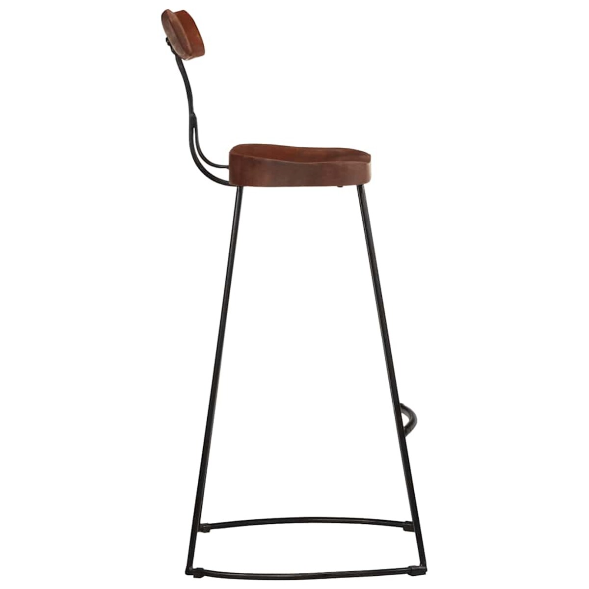 vidaXL Hokery barowe 2 szt. 49x43x103 cm Drewno lite Mango