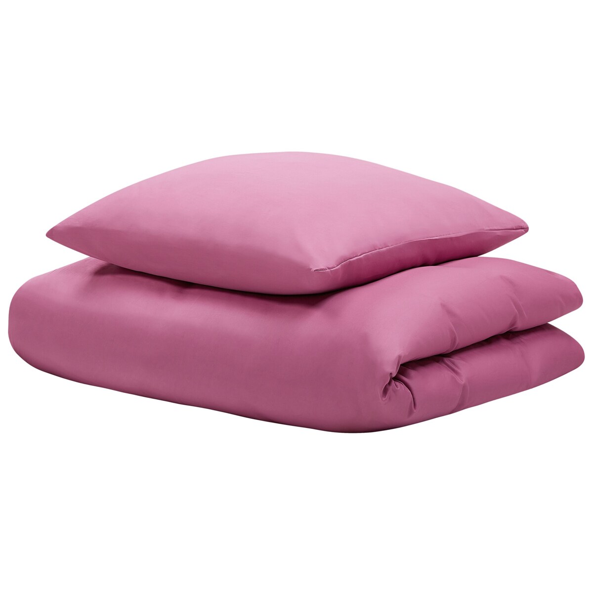 Komplet pościeli bawełnianej satynowej 135 x 200 cm różowy HARMONRIDGE