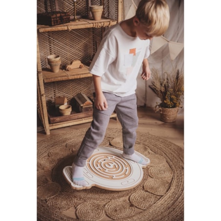 Dysk Balansowania dla dzieci balansujący DREWNIANY CERTYFIKOWANY