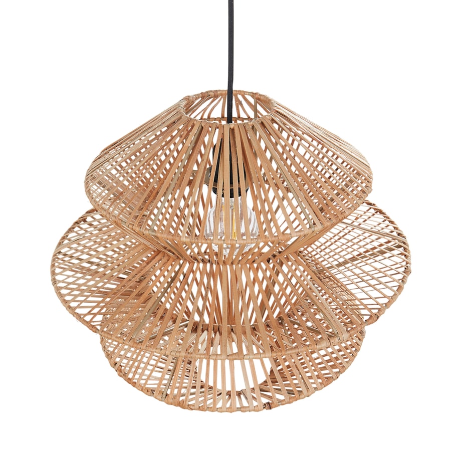 Lampa wisząca rattanowa naturalna ANDUKI