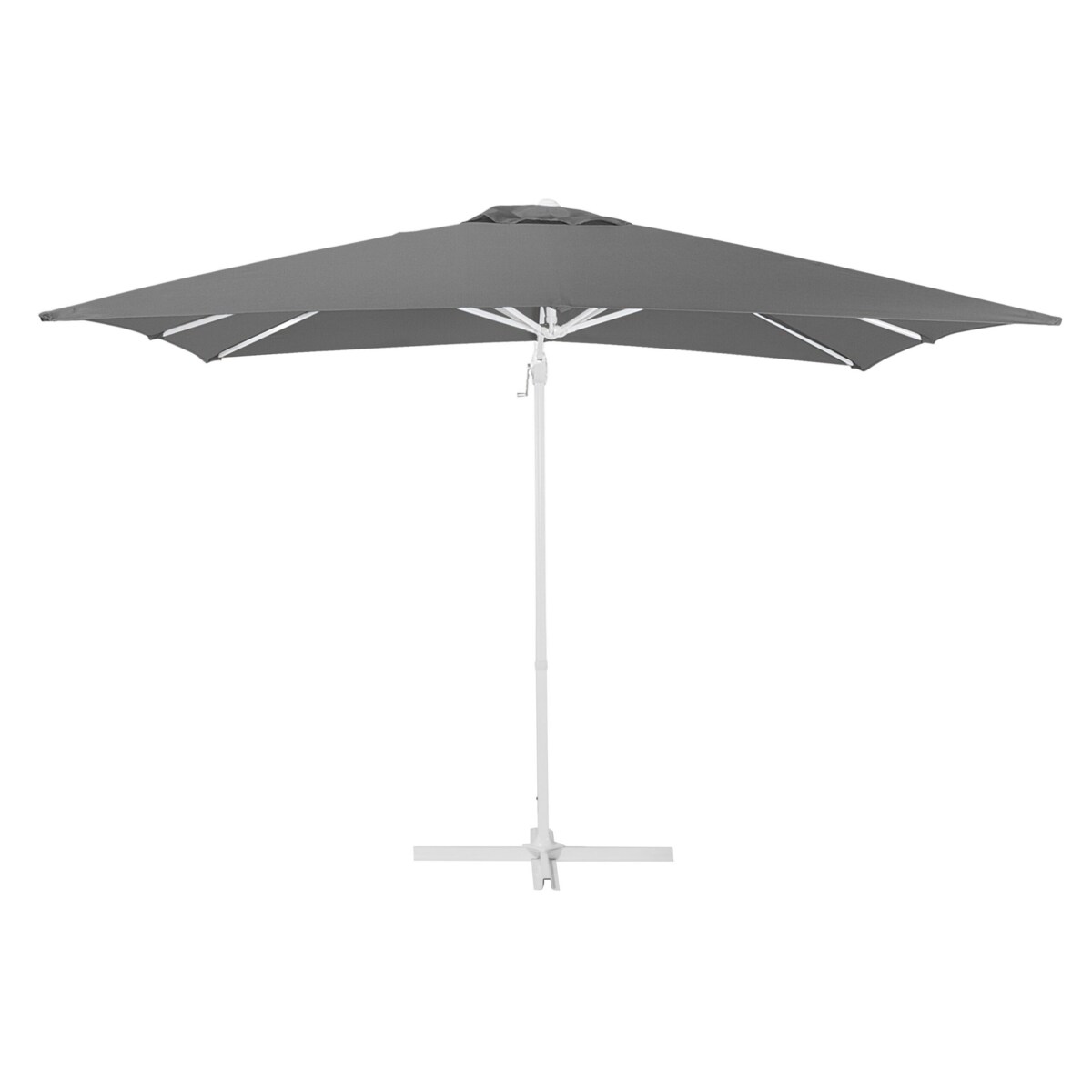 Parasol ogrodowy 250 x 250 cm ciemnoszary MONZA