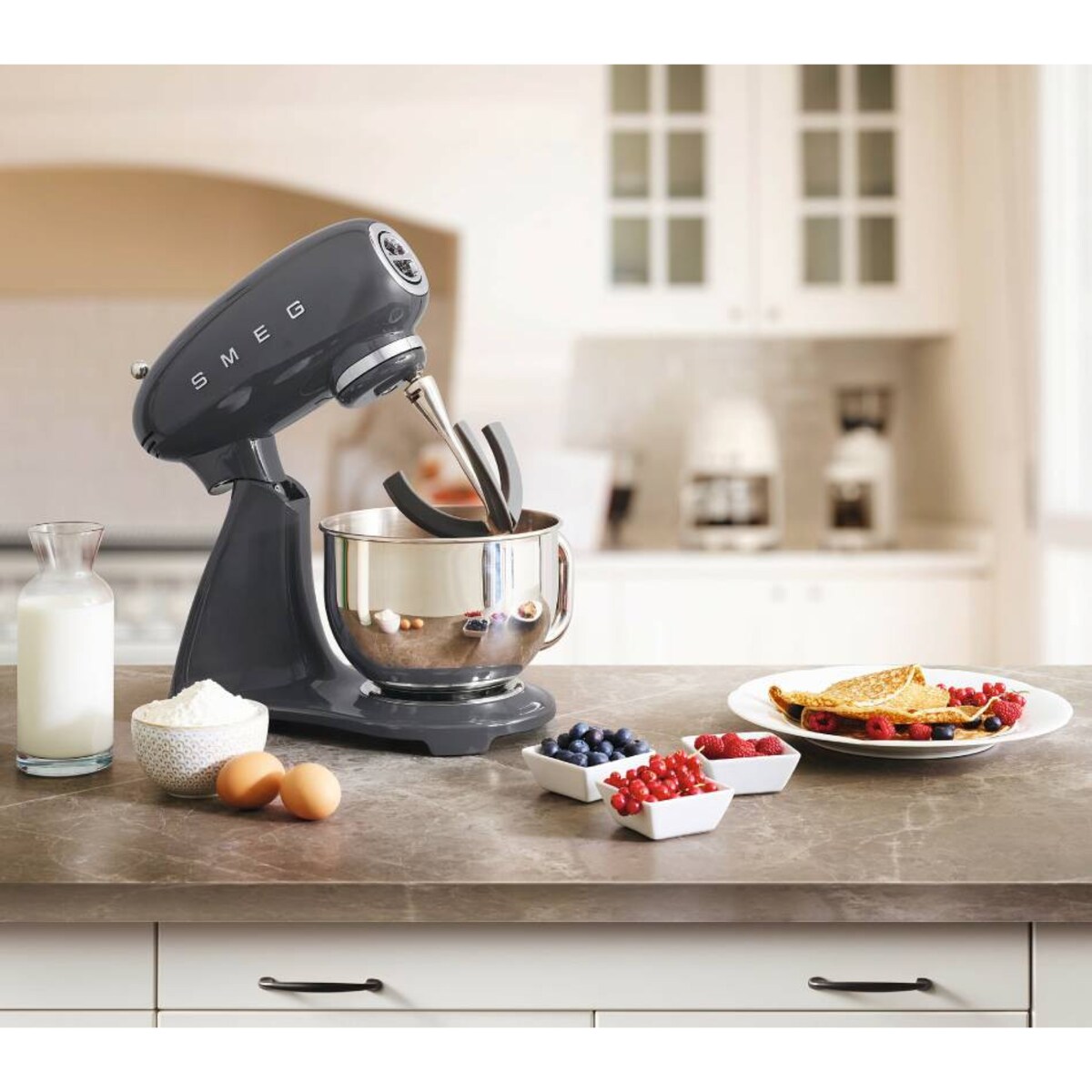 Mikser planetarny szary 50's Style, SMEG