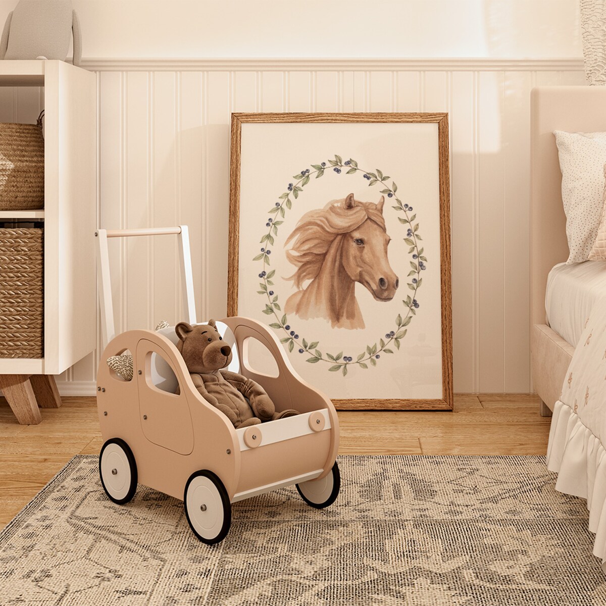 Plakat dla dzieci Koń Kasztan 50x70