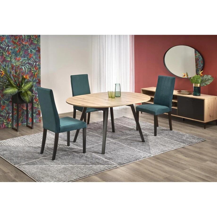 Stół RUBEN 102(142)x102 dąb rozkładany